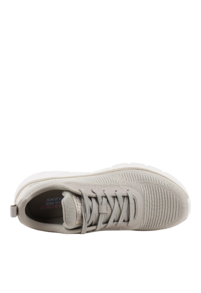 Pantofi Skechers dama - Bobs Flex - Flying Hi | Taupe/Gold - Img 4