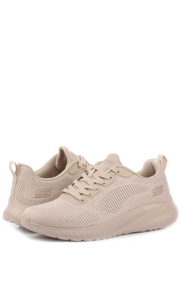 Pantofi Skechers dama - Bobs Squad Chaos - Face Off | Nude - Img 4
