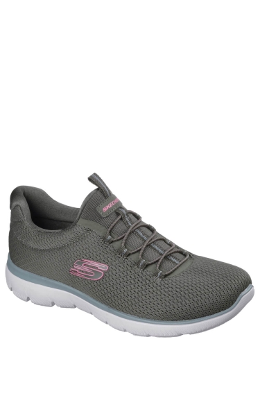 Pantofi Skechers dama Summits - Summer Blush | Olive - Img 5