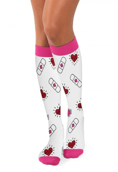 Set 2 Perechi Ciorapi Compresivi 3/4 15-20mmHg Betsey Johnson Love and Care - Img 2