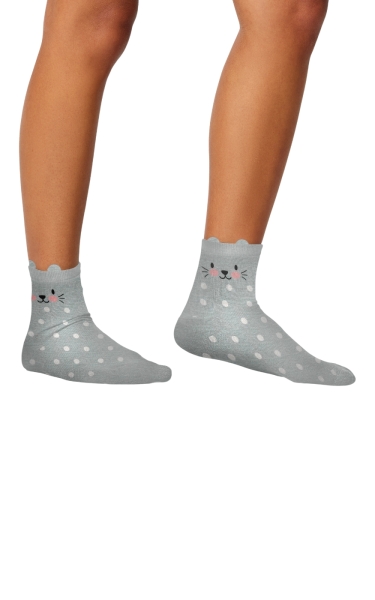 Set 3 Perechi Șosete Medicale Cherokee Legwear Crew | Animal Friends - Img 5
