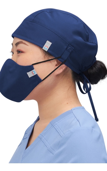 Set 5 Măști de Protecție Antimicrobiene Reutilizabile - Navy | Cherokee - Img 3