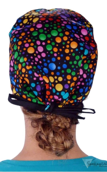 Boneta chirurgicala Multi Coloured Spots - Img 2