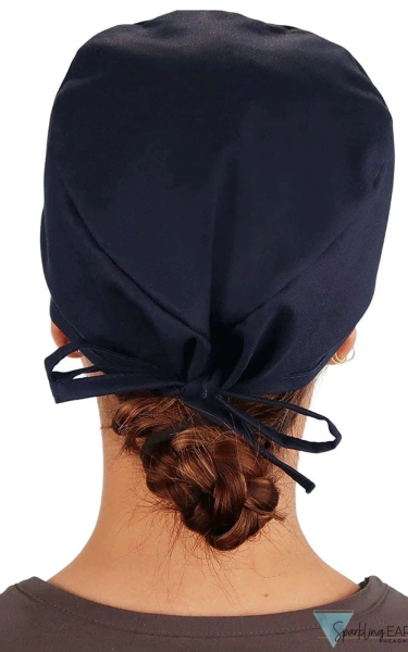 Boneta Chirurgicala Navy with Heart Stethoscope Patch - Img 3