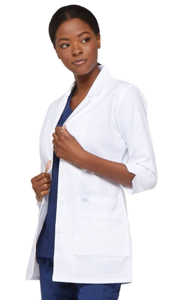 Halat de Laborator Dickies - Prof. Whites | White - Img 4