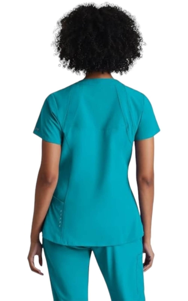 Halat Medical Antistatic Racer - Barco One | Teal - Img 4