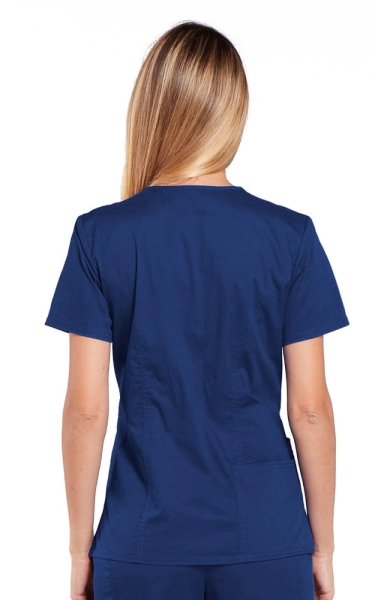 Halat Medical Cambrat pentru Femei Navy | Cherokee WorkWear Core Stretch - Img 2