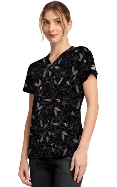 Halat Medical Dickies - Dk Prints | Scribble Floral - Img 2