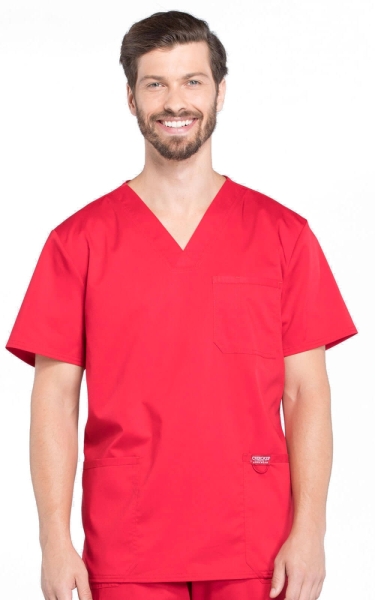 Halat Medical Flexibil pentru Bărbați Cherokee WW Revolution | Roșu - Img 1