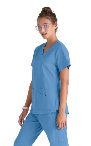 Halat medical Grey's Anatomy by Barco - Emma | Ciel Blue - Img 4