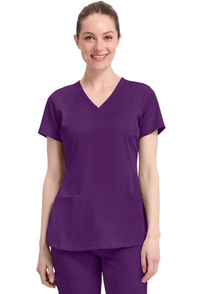 Halat Medical Healing Hands Monica - HH Works | Eggplant