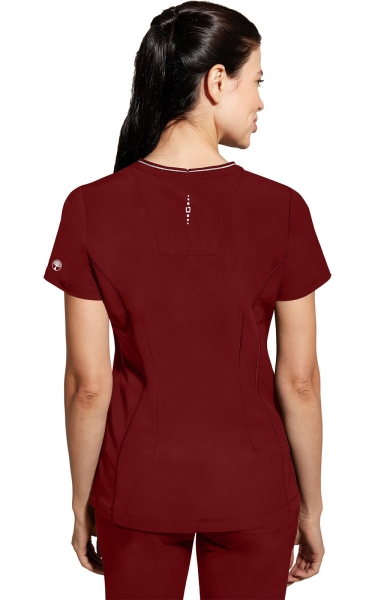 Halat Medical Healing Hands Sonia - 360 | Garnet Red - Img 3