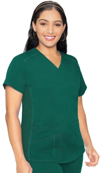 Halat Medical Shirttail Med Couture - Mc Touch | Hunter Green - Img 1