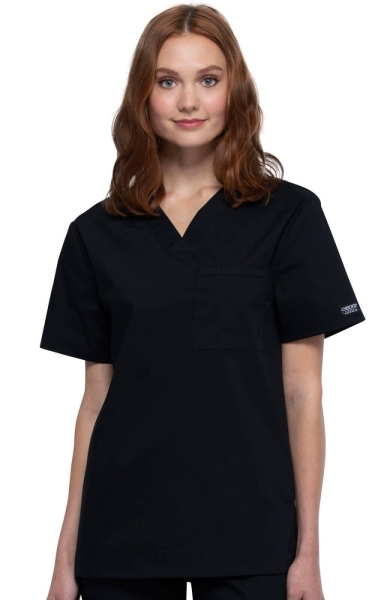 Halat Medical Unisex - Negru | Cherokee WW Professionals - Img 1