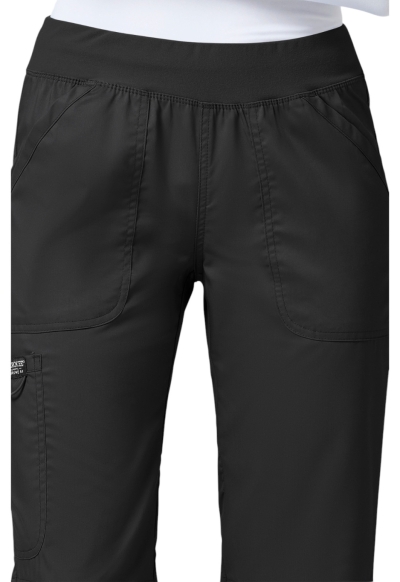 Pantaloni Medicali Cherokee cu Talie Elastică - WW Revolution | Black - Img 2