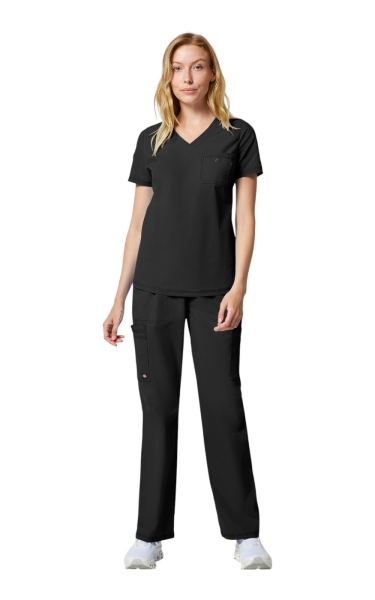 Pantaloni Medicali Damă Dickies FORGE - Straight Leg Cargo | Black - Img 6