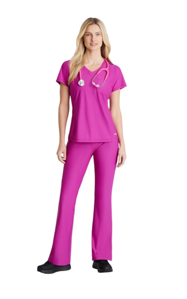 Pantaloni Medicali Dama Skechers by Barco Slip-Ins - Glide | Deep Magenta - Img 4