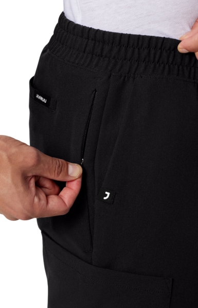 Pantaloni Medicali Jaanuu UltraLAST cu Barieră Fluidă – Rhodes | Black - Img 4