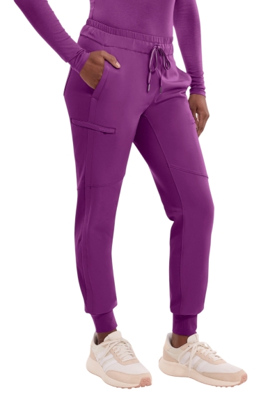 Pantaloni Medicali Jogger Healing Hands Naya - 360 | Plum Violet - Img 3