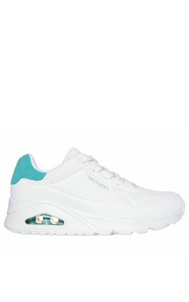 Pantofi Medicali Skechers dama - Uno Stand On Air | Alb - Img 1