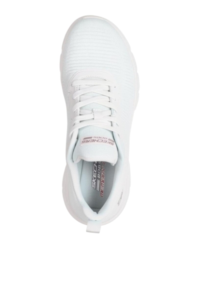 Pantofi Skechers dama - Bobs Flex - Flying Hi | White - Img 5