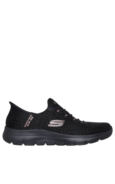 Pantofi Skechers dama Slip-Ins Summits - Classy Night | Black - Img 1