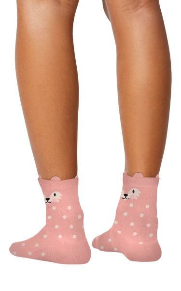 Set 3 Perechi Șosete Medicale Cherokee Legwear Crew | Animal Friends - Img 12
