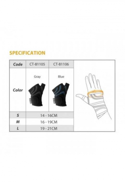Stabilizator pentru încheietura mâinii cu triplă compresie Gri Comfort - Img 3