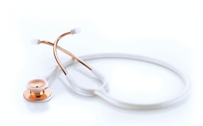 Stetoscop pentru Adulți Adscope® - Rose Gold/White | ADC