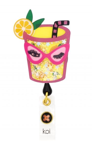 Suport Legitimație Retractabil Shaker - Koi Happiness | Lemonade Girl