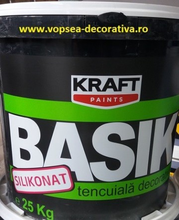 Kraft Basik cu Silicon Decorativa