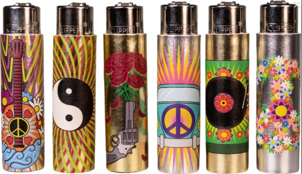 Brichete Clipper Funky - Pop Cover - Hippie (Set de 6 buc.)