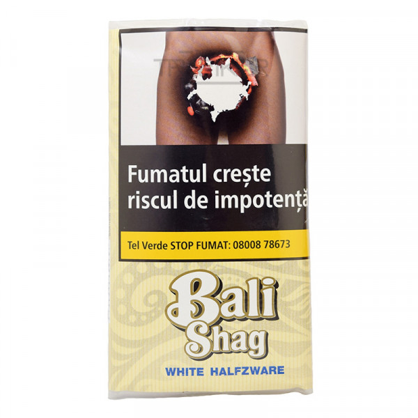 Tutun rulat Bali Shag White Halfzware 40g