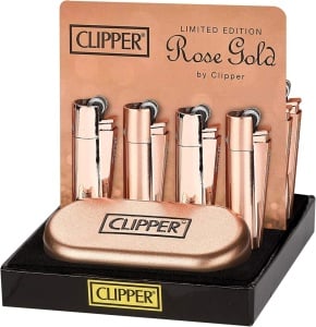 Bricheta Clipper Large Metal - Auriu Rose - Img 2