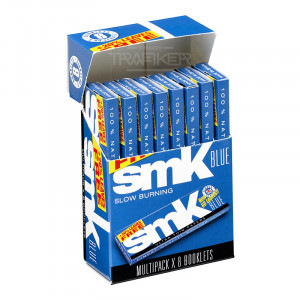 Set 12 pachete Foite rulat regular SMK Blue 8 Pack