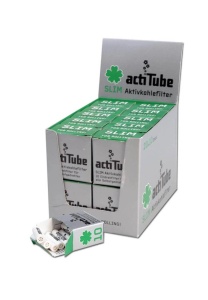 Set 20 pachete Filtre tigarete carbon Filtre Actitube Slim 10
