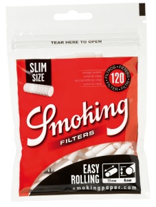 Set 30 Buc * Filtre tigarete rulate Smoking Filters Easy Slim 120