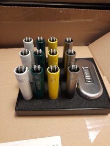 Set 12 brichete Clipper metal large