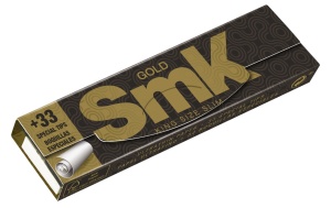 Set 24 pachete Foite rulat lungi SMK King Size Gold 33 + Filters