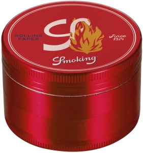 Dispozitiv de macinat Smoking Grinder Metal - 3D Fire (4 Elemente)