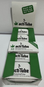 Set 25 pachete Filtre tigarete carbon Filtre Actitube Regular