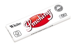 Set 25 pachete Foite rulat medii Smoking Medium White 50