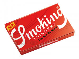 Set 25 pachete Foite rulat regular Smoking Thinnest Double