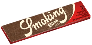 Set 50 pachete Foite rulat lungi Smoking King Size Brown 33
