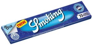 Set 50 pachete Foite rulat lungi Smoking King Size Blue 33