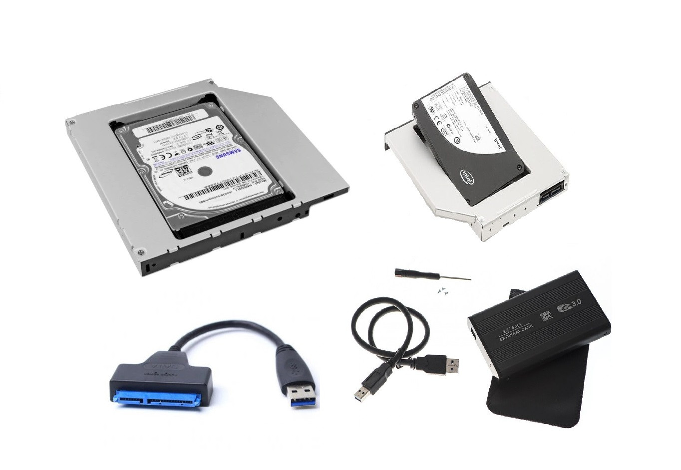 Rackuri &amp; Caddy HDD\SSD\DVD