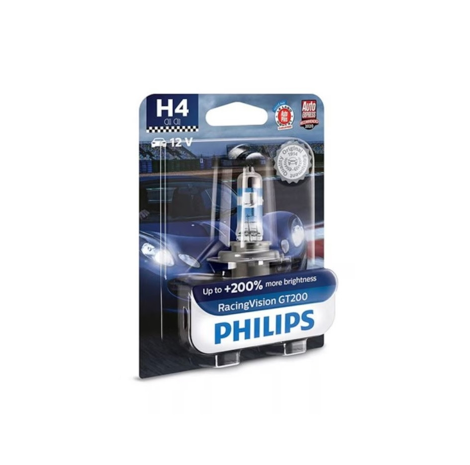 Bec Auto cu halogen H4 60/55W 12V Philips Racing Vision GT200