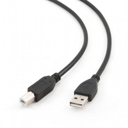 Cablu USB imprimanta, USB 2.0 la USB 2.0 Type-B, 1m, conectori auriti, GEMBIRD