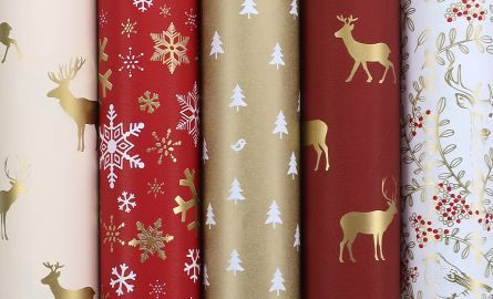 Hartie ambalaj 70 x 200 cm, 80g/mp, Charming Winter Rotolux - Img 2