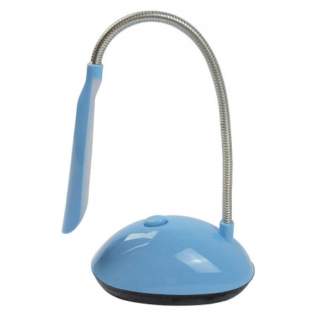 Lampa de birou mica cu brat flexibil metalic si led, 280 mm - Img 4